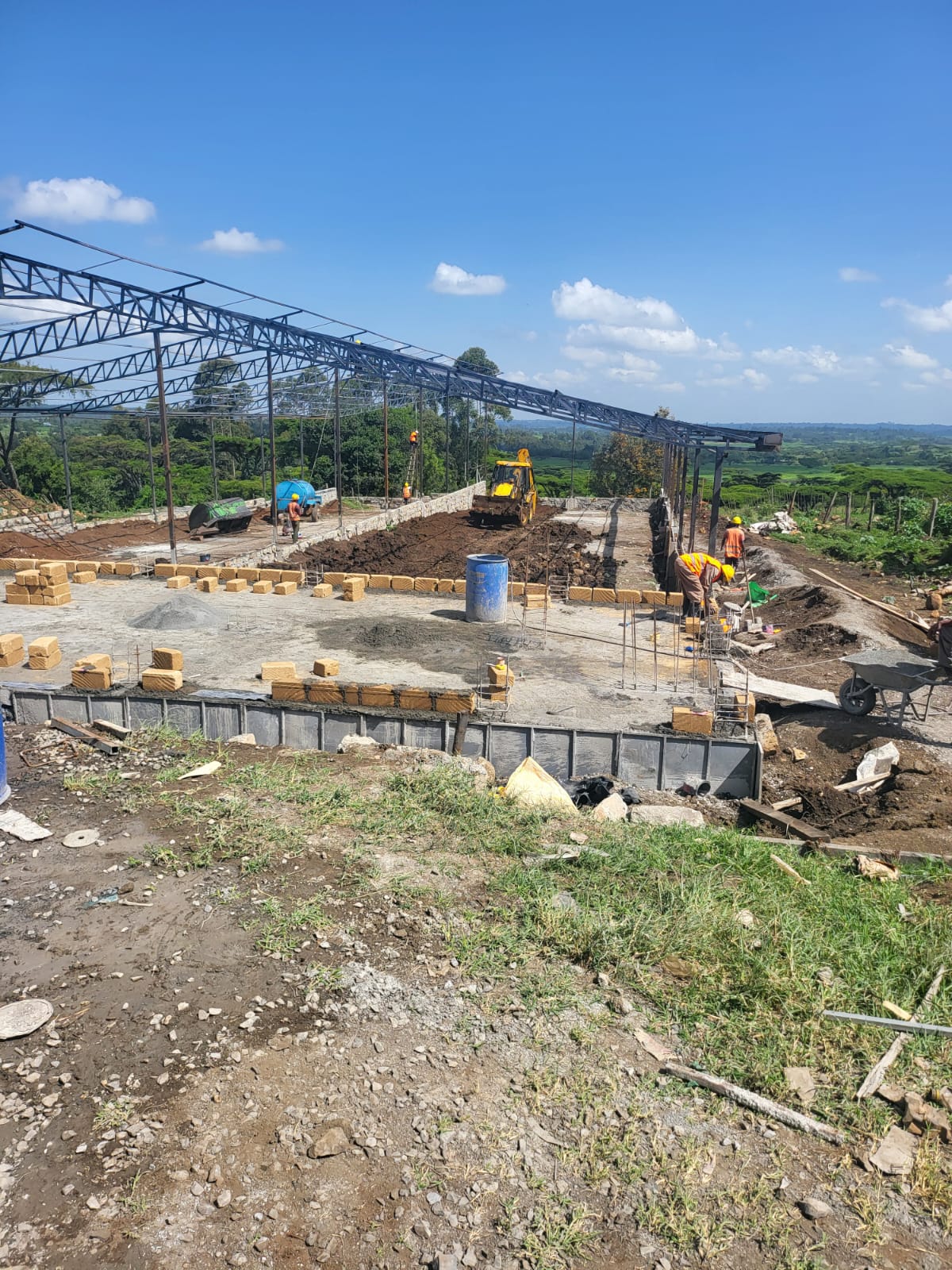Godown construction project
